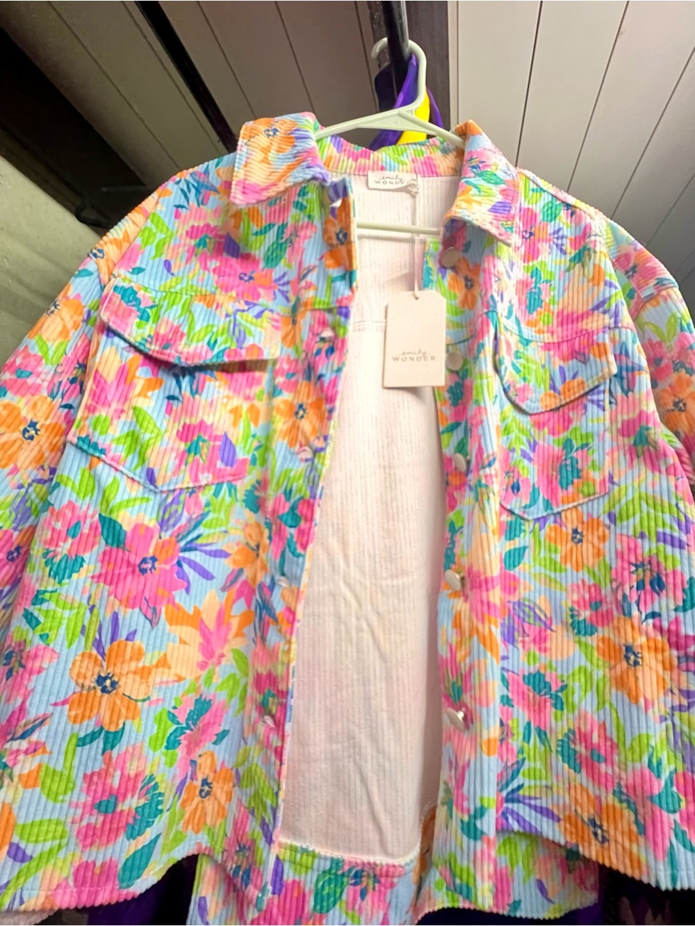 Nwt M oversized Emily wonder jacket